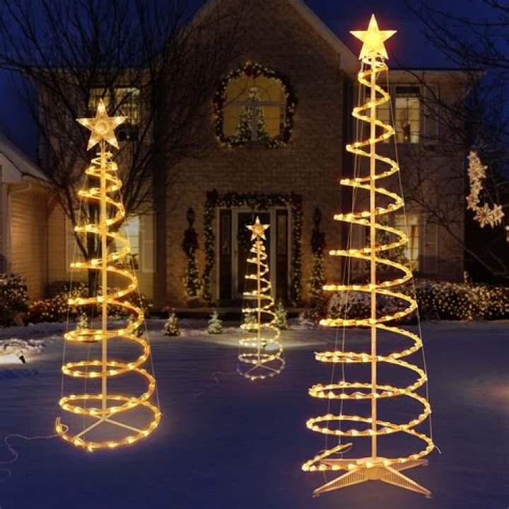 'As Is' Kringle Express 6' Outdoor Collapsible Spiral Tree price