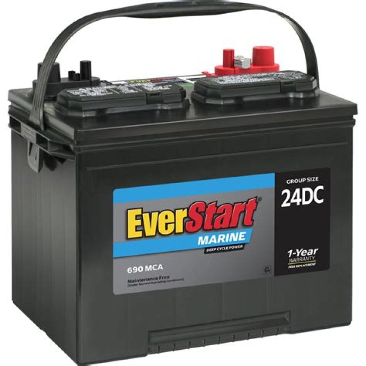 2014 AutoCraft Marine / RV 12-Volt Deep Cycle Battery, Group Size 27, 600 CCA