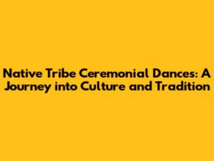 A Journey Into Culture And Tradition