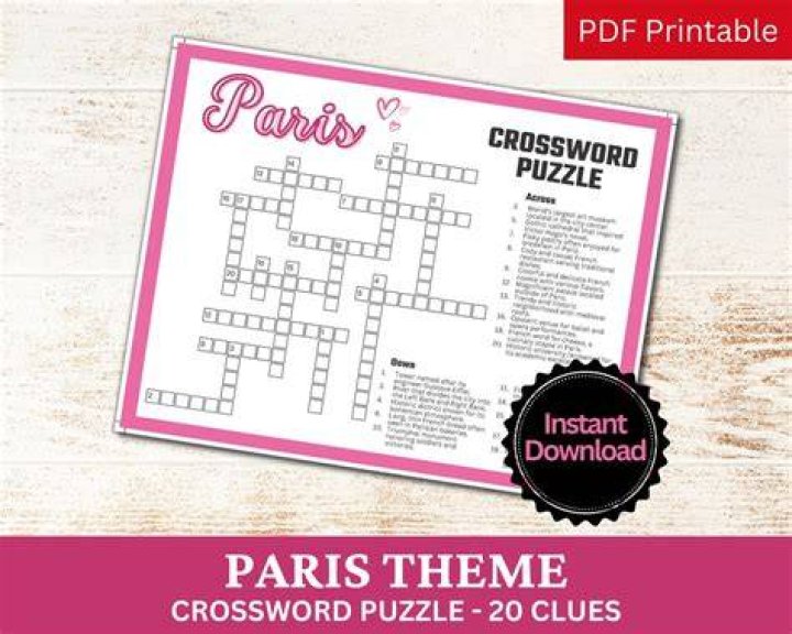 A Parisian Puzzle: Unlock The "My Friend In Paris" Crossword