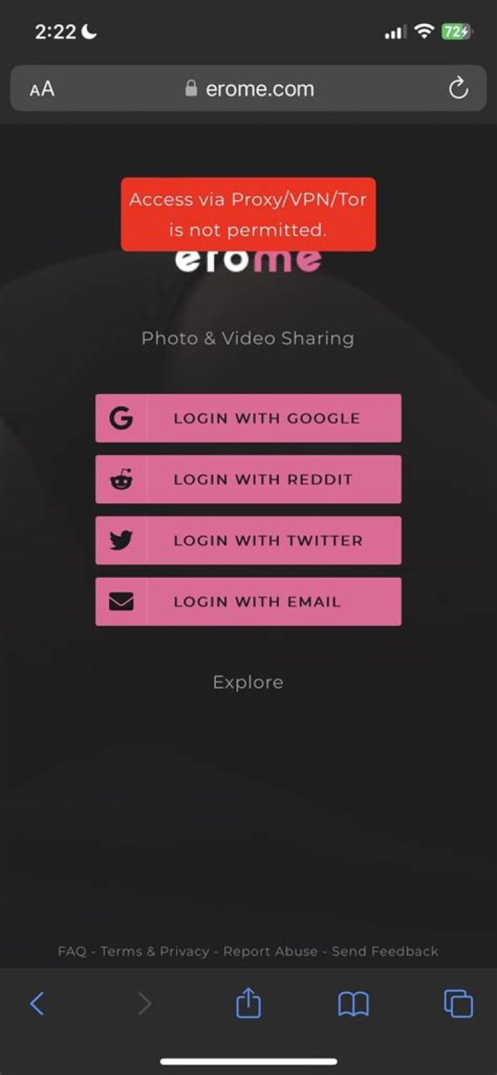 Access Erome: Registration & VPN Issues