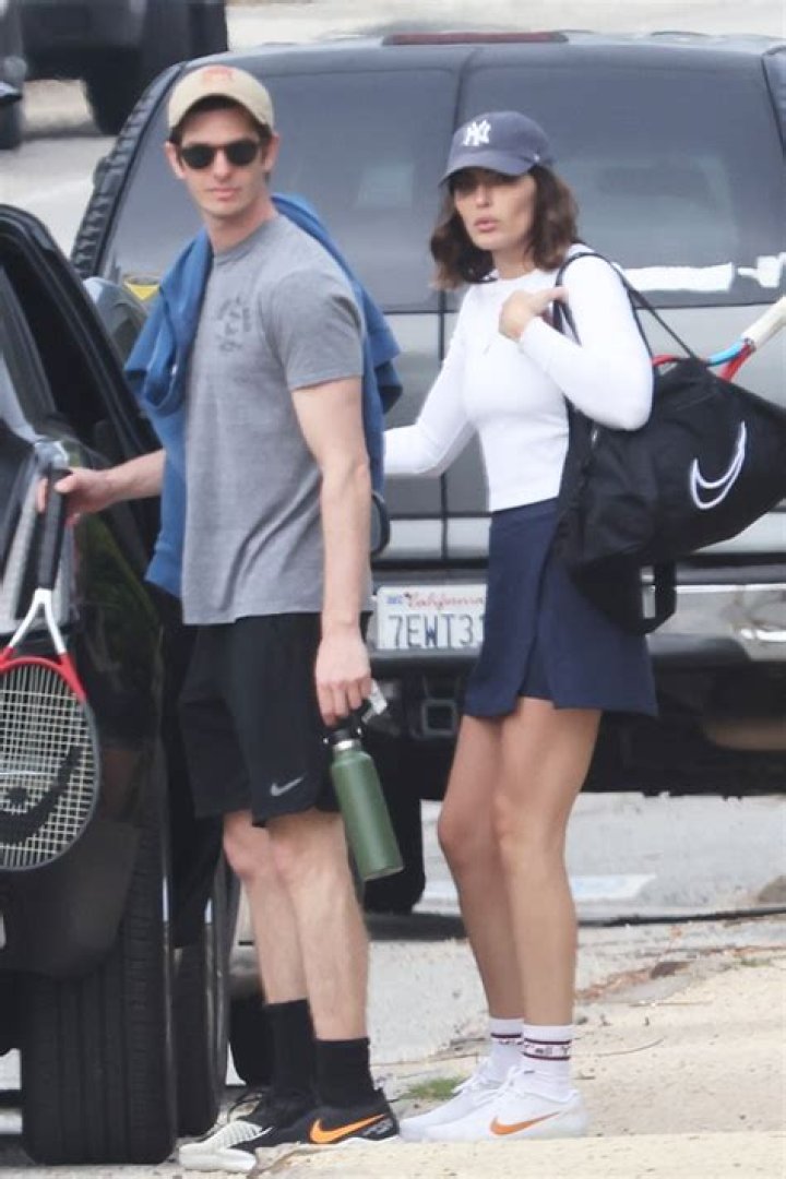 Andrew Garfield & Alyssa Miller: Valentine's Day Tennis Date