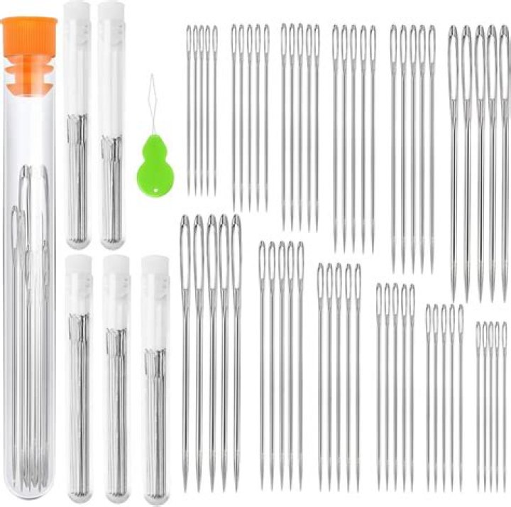 Beading Needle, Elastacord? Bead Threader, Stainless Steel, 10-1/2 Inches Hook. Sold Per Pkg 2