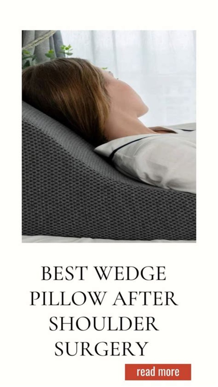 best wedge pillow after shoulder surgery