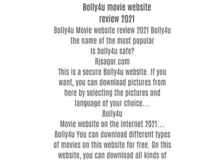 Bolly4u.spa: Is It Safe? Reviews & Trust Score Explained | [Info]