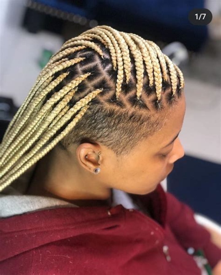 Braid Styles With Shaved Sides And Back