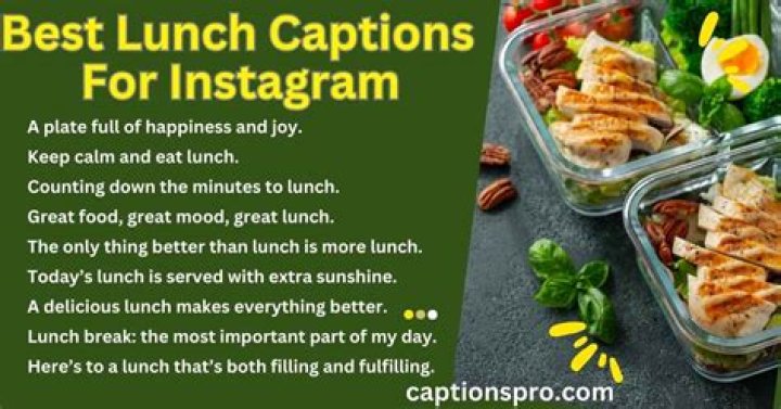 Captivating Late Lunch Captions For Instagram Success