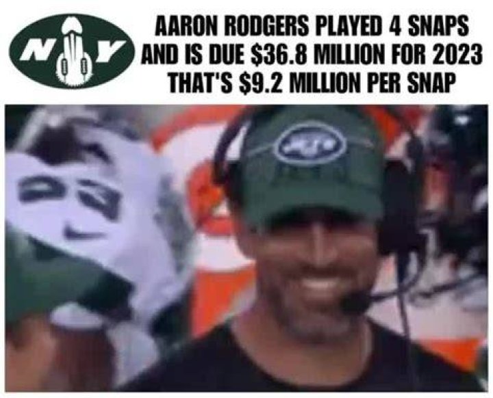 Check Out Aaron Rodgers' Hilarious 2023 Highlights Meme