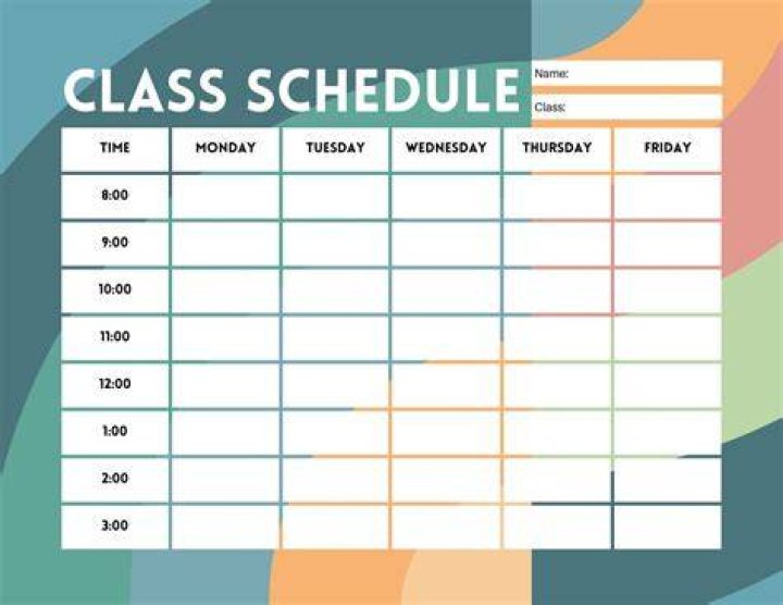 CSE Teaching Schedule 2018-2019
