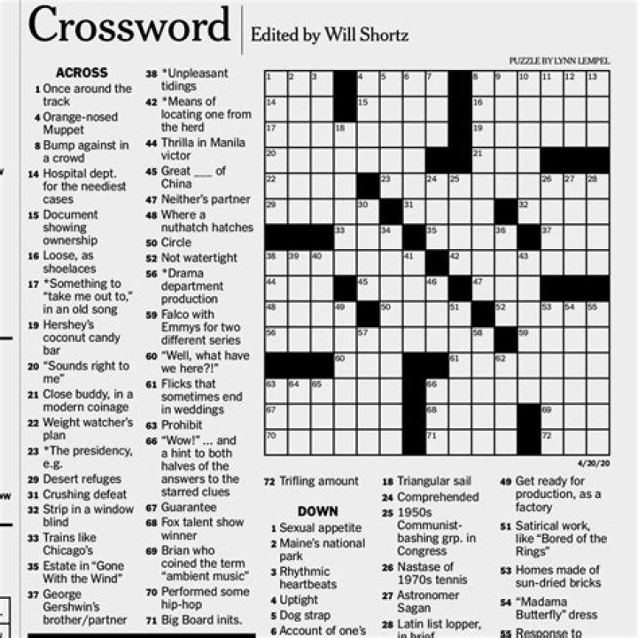 Dad's Actress Song Crosswords For Your Daily Fix
