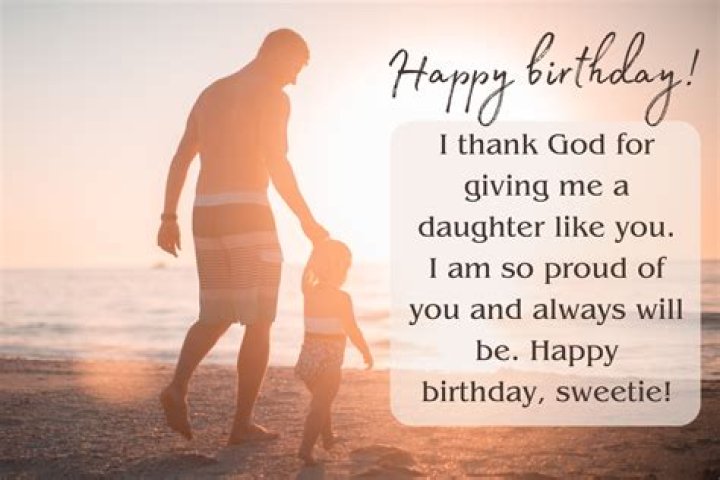 Daughter's Birthday Wish To Father