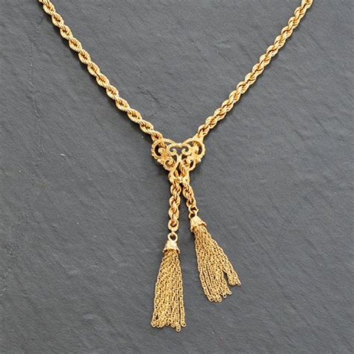 #### Discount My Flat In London Notting Hill Tassel Necklace Gold Stone Best Buy Today