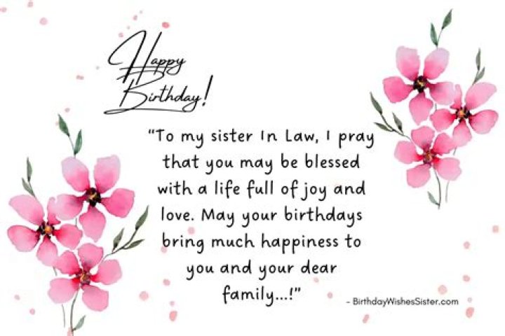 Discover The Art Of Irresistible Birthday Wishes For Your Sister-in-Law