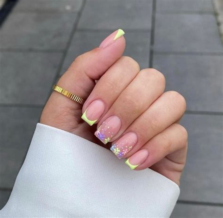Discover The Enchanting World Of French Tip Nails Tapered Square