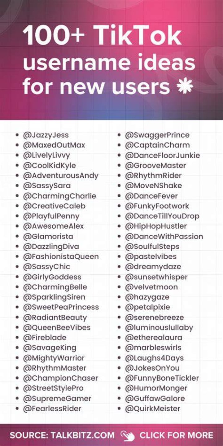 Discover Your Unforgettable TikTok Username