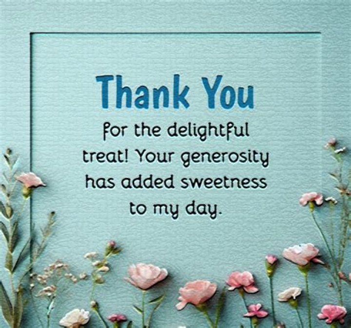 Discoveries In "Thank You For The Sweet Treats" Messages