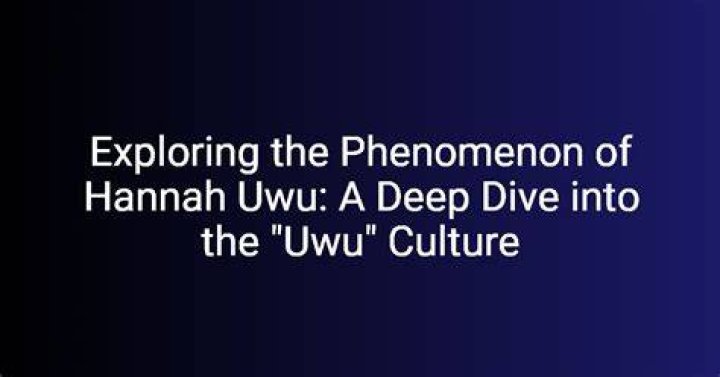 Discovering The World Of Hannah UwU: A Journey Into Her Enchanting Universe