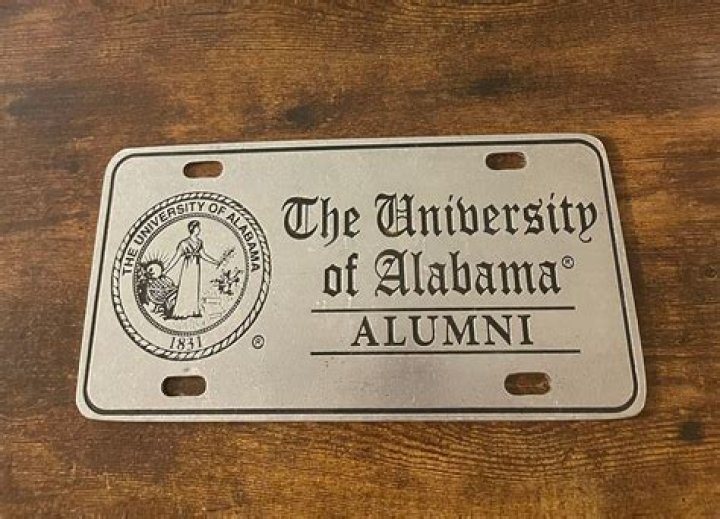 Easy Shop | Appalachian State Mountaineers Black Mirrored Alumni License Plate