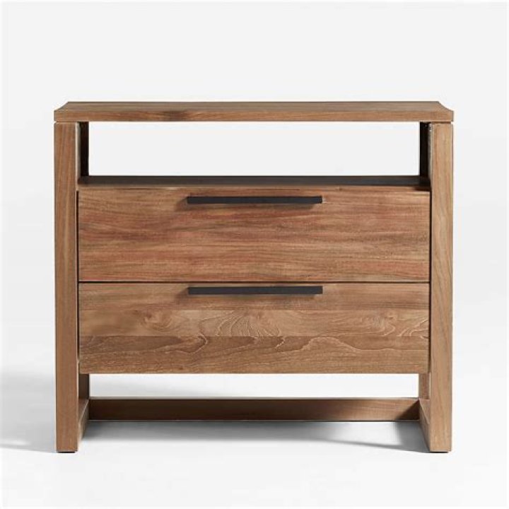 Easy Shop | Axis International Set of 2 Stained Wood Night Stand Drawer Dividers 5442 by Axis International Walnut #5442