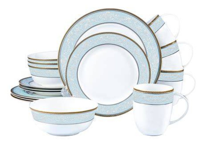 Easy Shop | Bobby Flay Sevilla Blue 16-pc. Dinnerware Set