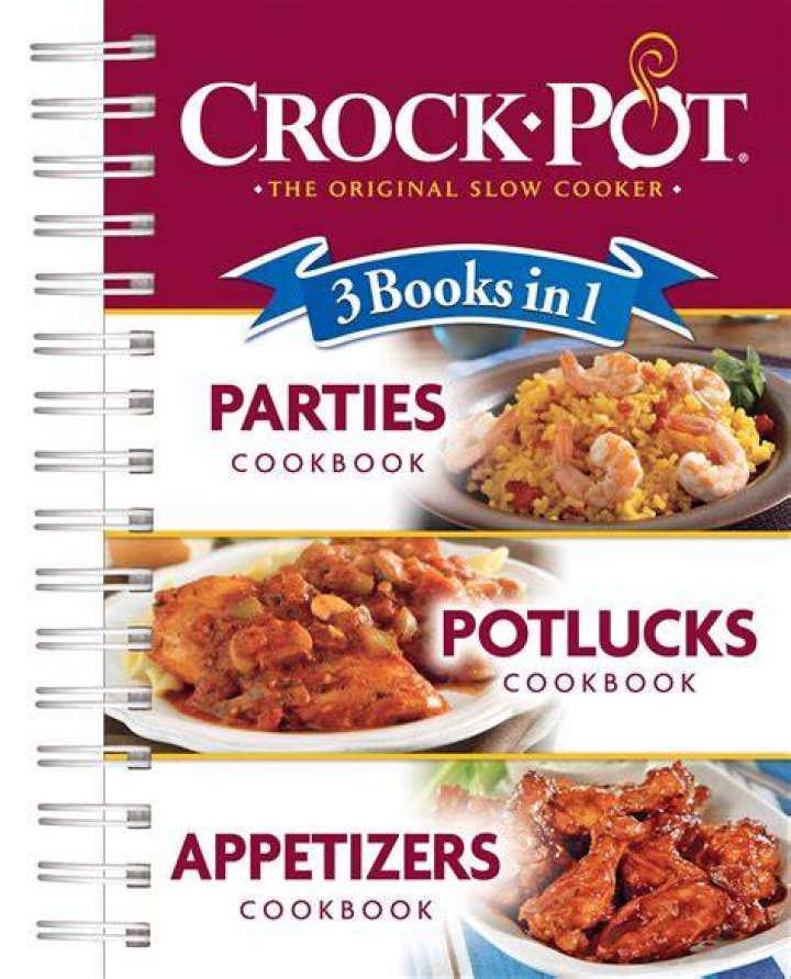 Easy Shop | Crock-Pot Slow Cooker Digest 3 Books in 1 Parties, Potlucks Appetizers Cookbook by Crock-Pot