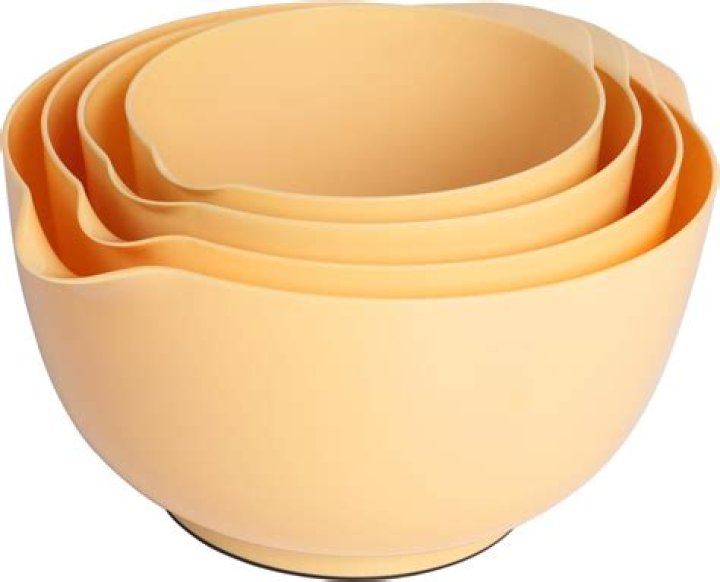 Easy Shop | Rachael Ray Stoneware 3-quart Orange Mixing Bowl