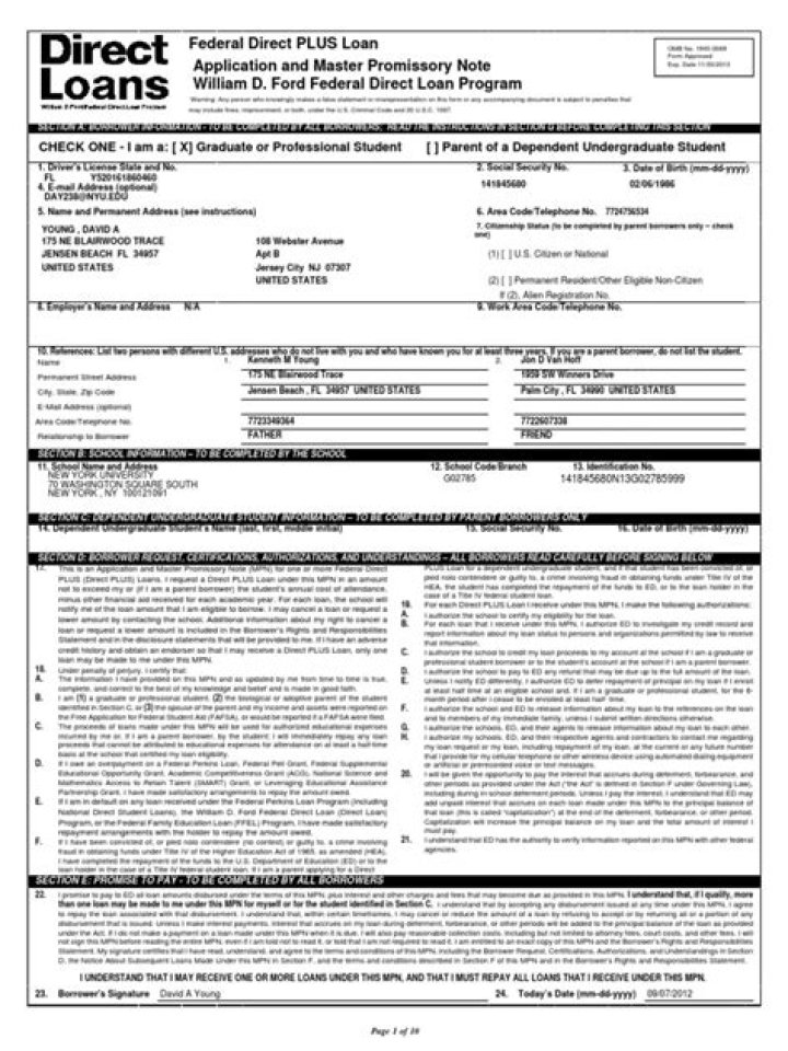 El Centro: 2017-2018 Catalog - William D. Ford Federal Direct Loan Program
