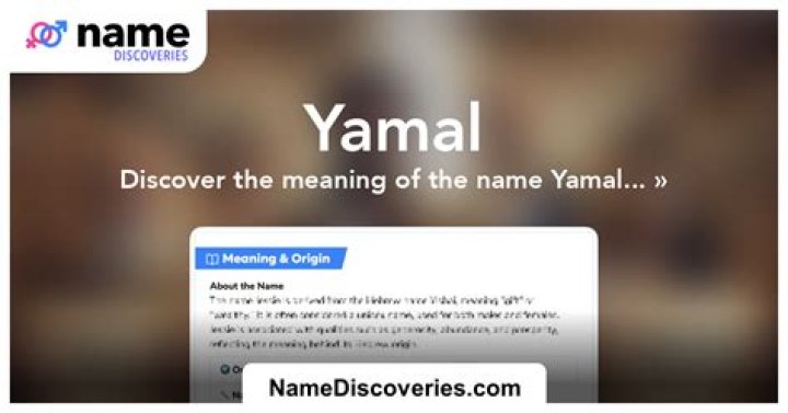 Exploring The Yamal Name Meaning In Arabic