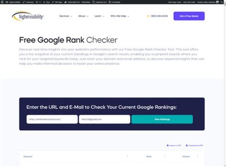 Free Google Rank Checker: Analyze Your Website's Visibility