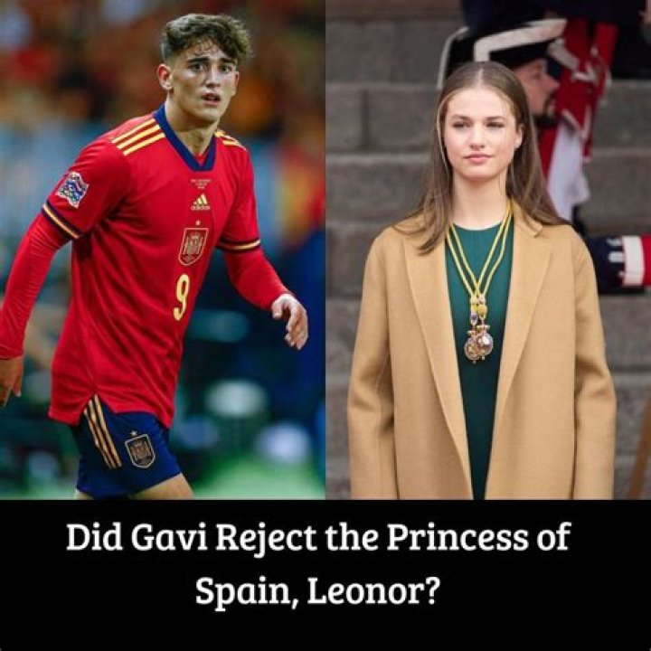 Gavi Footballer And Princess Leonor: A Match Of Talent And Royalty
