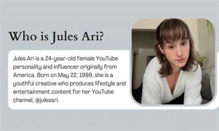 Get to Know Jules Ari: YouTuber & Influencer