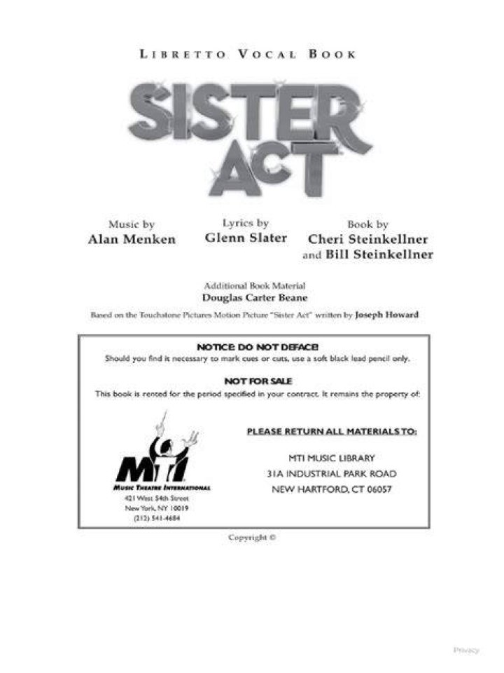 Get Your Hands On The Essential Sister Act Jr. Script For An Inspiring Performance