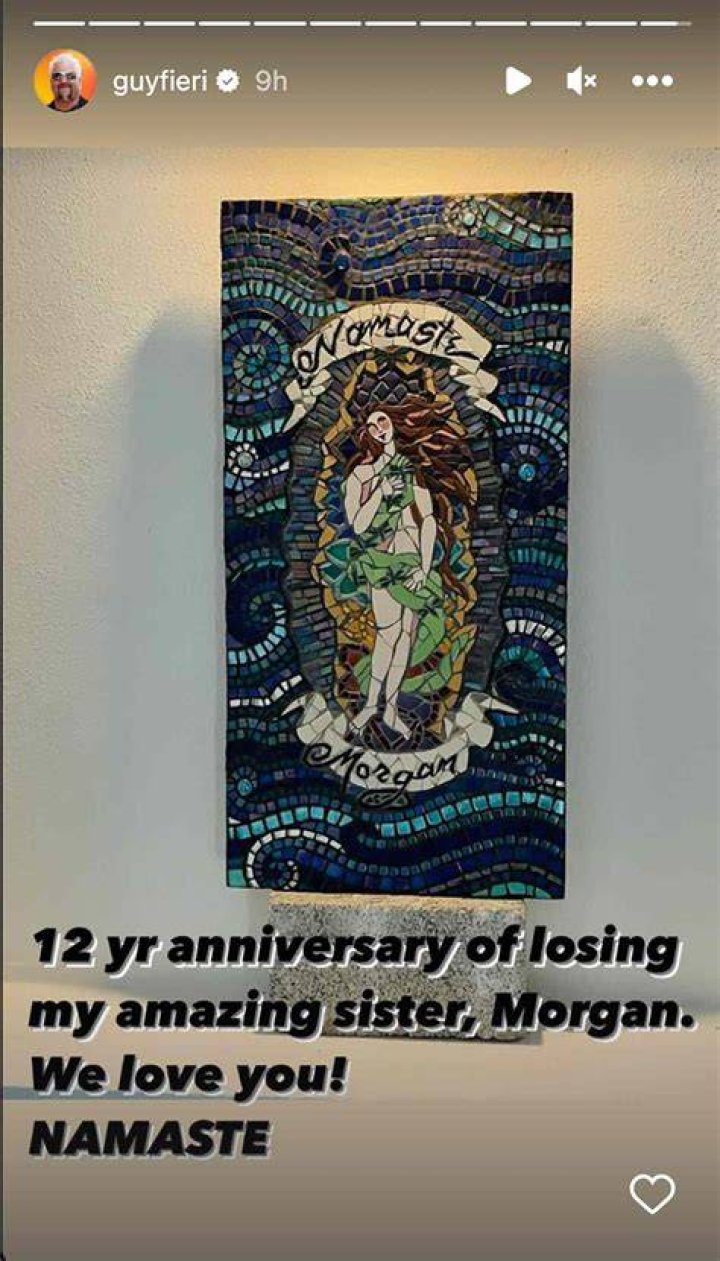 Guy Fieri Honors Late Sister Morgan
