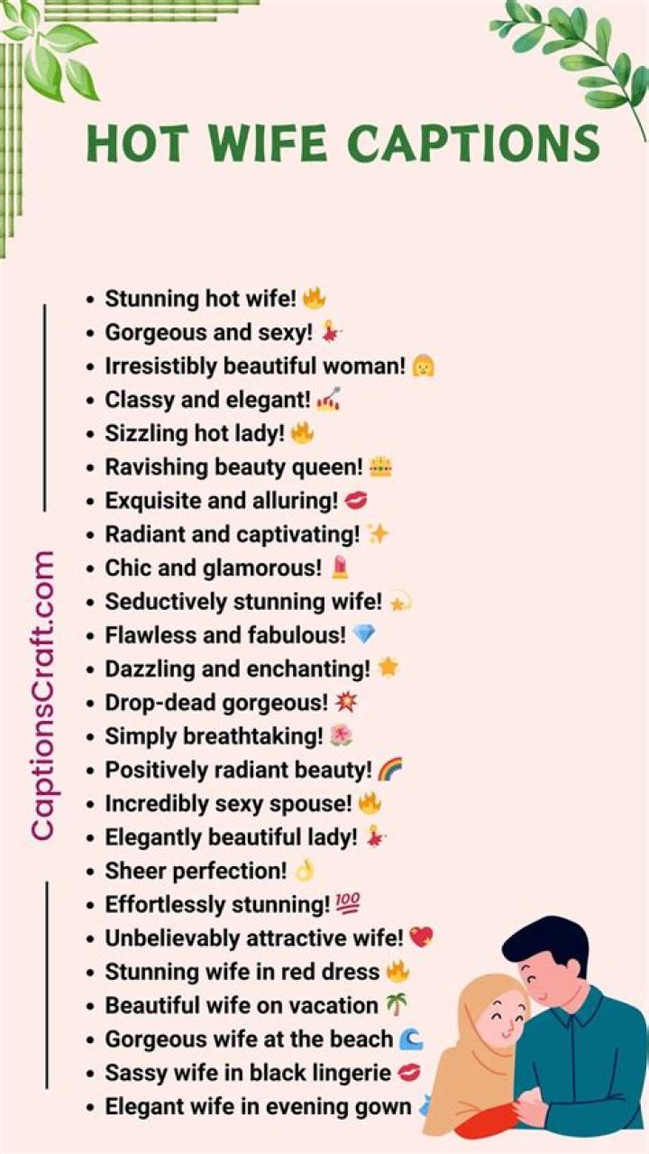 Hot Wife Captions & Lifestyle: Explore Trends