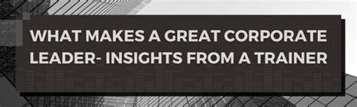 Insights From An Accomplished Leader