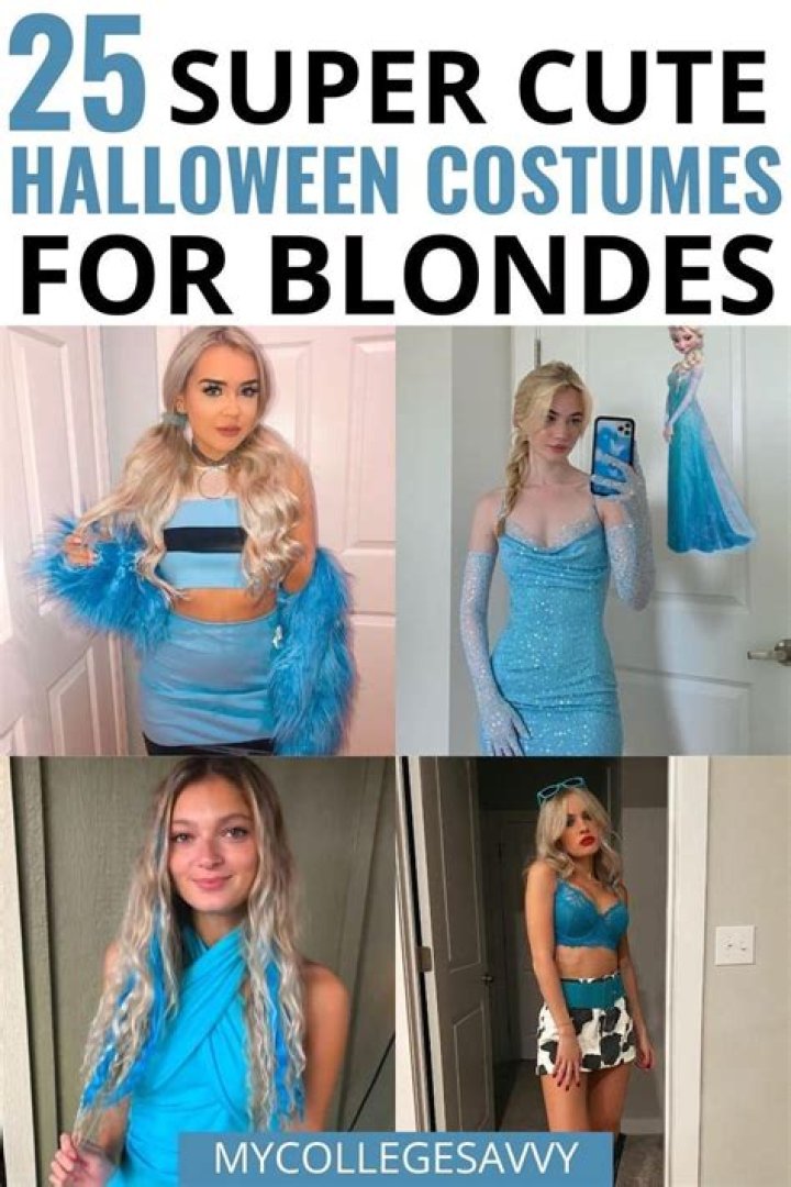 Last-Minute Blonde Halloween Costume Ideas For A Spooktacular Night