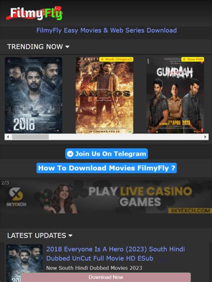 Latest Movies & Shows: Find & Download on Filmyfly & More!