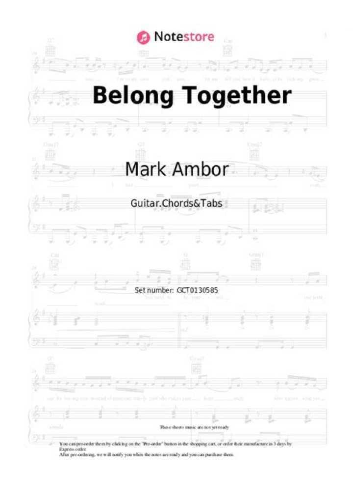 Mark Ambor's "Belong Together": Chart-Topping Hit