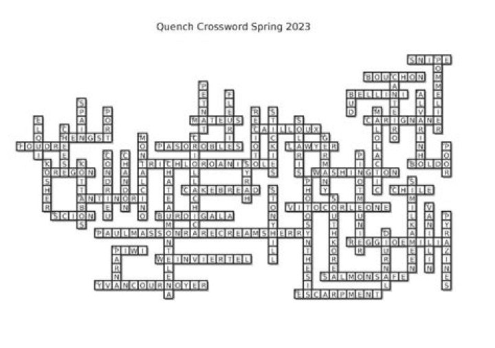 "Quench" Crossword Clue Answers & Solutions | Find the Answer!