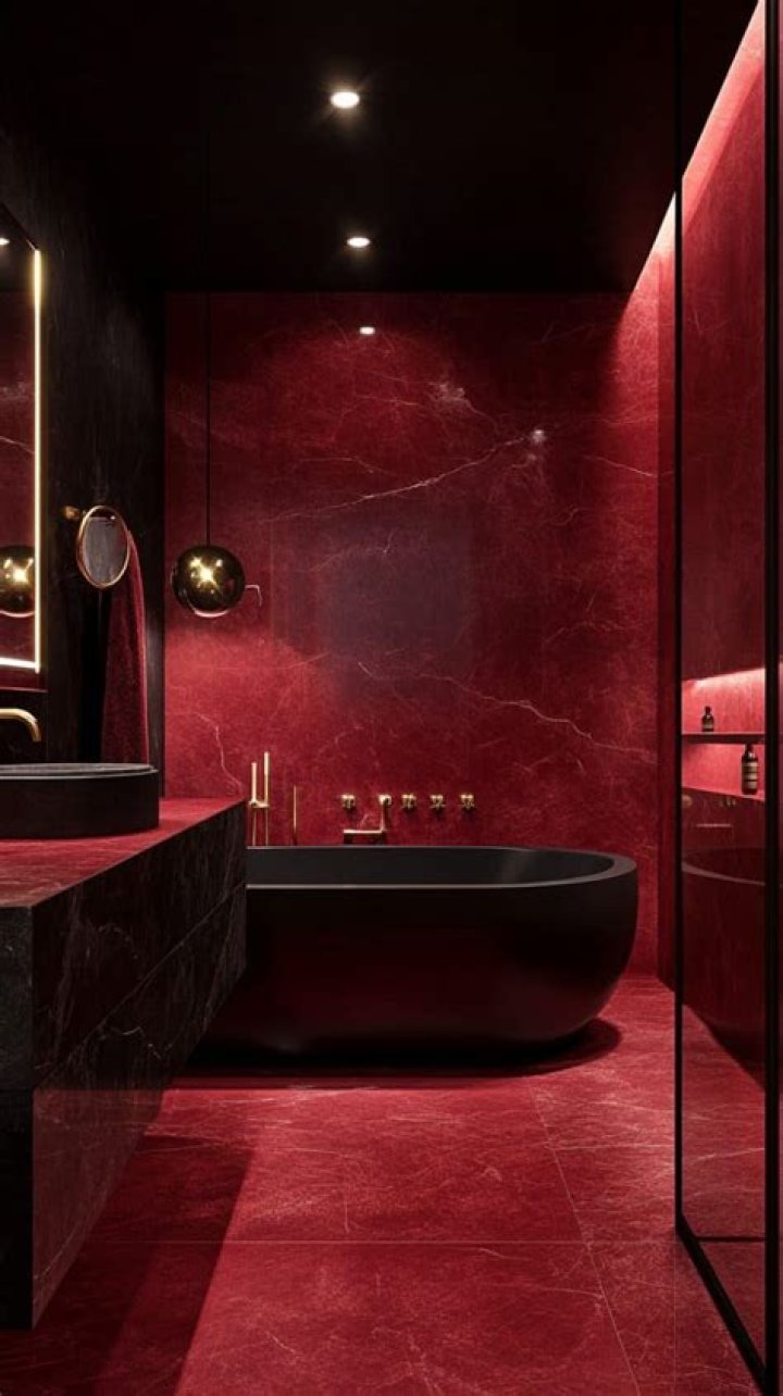 Red & Black Bathroom Ideas: Bold Designs for a Stylish Space