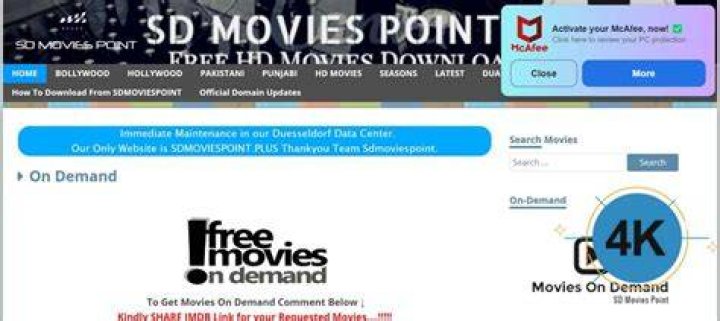 SDMoviesPoint: 2024 Overview & Features