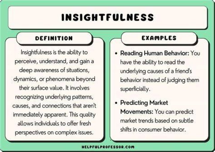Surprising Insights For The Insightful