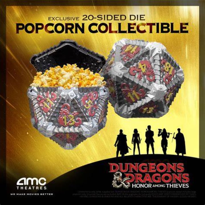 The Ultimate Popcorn Bucket: Dungeons And Dragons D20 Dice For Epic Movie Nights