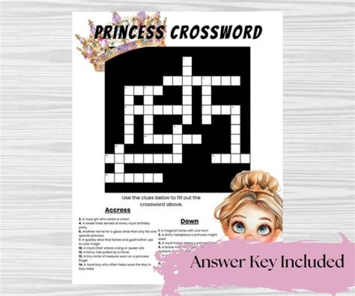 Uncover The Regal Headpiece: Princess' Tiara Crossword Puzzle