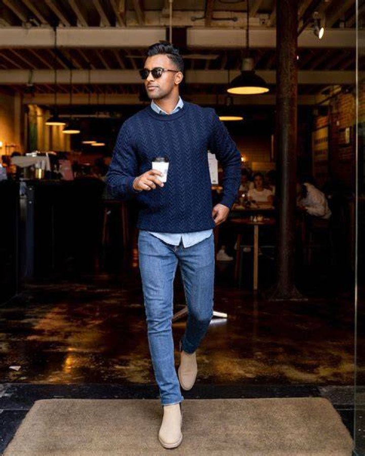 Uncover The Secrets Of Light Blue Sweater Men's Outfits!