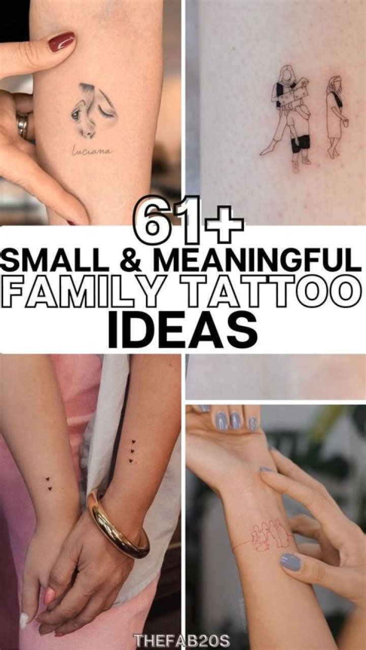 Unleash Unique Small Family Tattoo Ideas: Discover Meaningful Designs