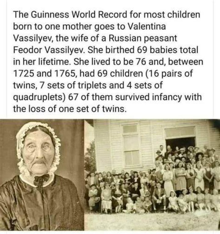 Unraveling The Extraordinary: The World Record For Most Children From One Woman