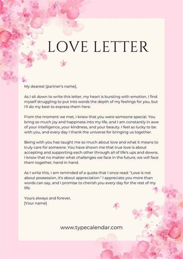 Unveil The Secrets Of Heartfelt Love Letters For Your Sweetheart