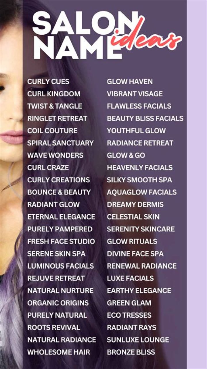 Unveiling Enchanting Beauty Parlor Names: A Journey Of Discovery
