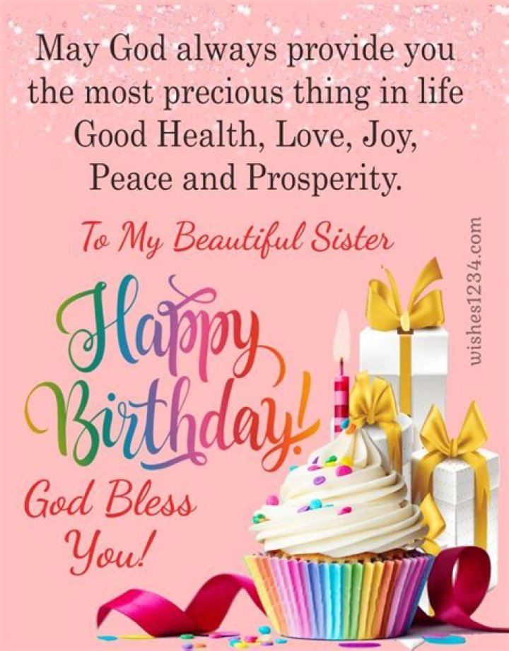 Unveiling Heartfelt Birthday Wishes For Your Cherished Sister Religious